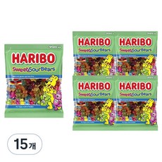 HARIBO 哈瑞寶 軟糖 酸甜水果風味, 175g, 15包