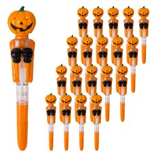 Indikay 萬聖節發光拳擊LED原子筆, 20個, 橘色