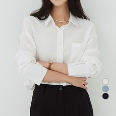 CARET 女款寬鬆版型絲質襯衫