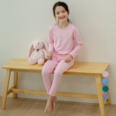 LollyTree 兒童聚酯彈性纖維保暖家居服