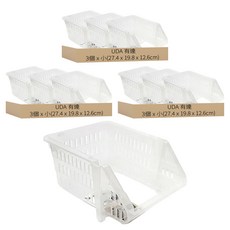 UDA 有達 日光層疊籃, 小(27.4 x 19.8 x 12.6cm), 9個, 透明色