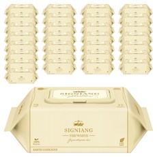 아이러브베베 시그니앙 더화이트 물티슈 캡형, 75g, 77매, 40개