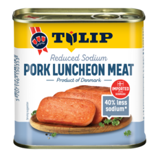 TULIP 特級豬肉餐肉，減鈉40%，340g, 1罐