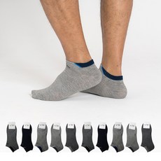 에이원패션 남성용 실속형 패션 캐주얼 스니커즈 양말 10켤레
