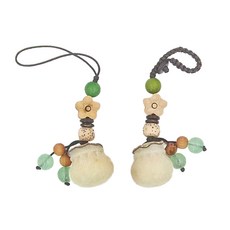 吉祥如意白玉菩提 招財福袋 Set, 手機吊飾, 1組