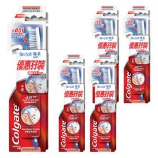 콜게이트 슬림소프트 컴팩트헤드 칫솔, 2개입, 5개