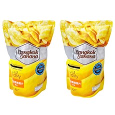 Bangkok Banana 曼谷香蕉脆片 原味, 70g, 2包