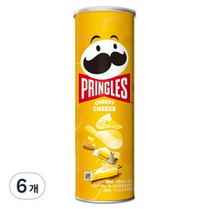 PRINGLES 品客 洋芋片 香濃起司風味, 110g, 6罐