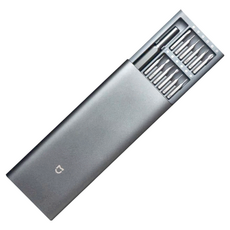 米家 精修螺絲工具套組 S2合金鋼批頭, 起子頭柄 + 收納盒 + 起子頭24入 + 封條 + 保固書, 1組