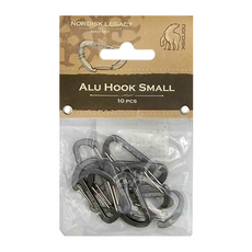 norDISK ND鋁合金掛勾 S 10入, 銀色, 1組