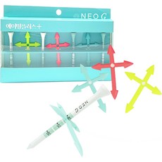 NEOZ Aiming Plus 3段式高度可調高爾夫球釘組, 單品, 1套