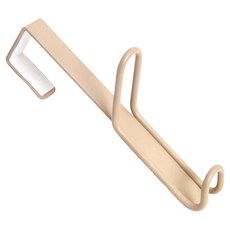 HOLA 和樂家居 伊登直立門後雙鉤 2.5 x 10 x 18cm 120g, 杏色, 1個