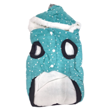 SassyDog 點點針織外套, 綠色, 1件