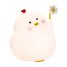 aibo 療癒系 小萌雞 LED拍拍夜燈 (USB充電式), USB-LI-72