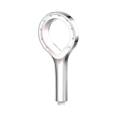 環形增壓蓮蓬頭 Set 4個 ABS材質 質感黑, 銀色