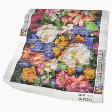 鑽石畫, 30*40尺寸, 美麗多彩花花, 1組