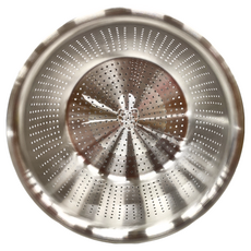 SSGP 三四鋼 廚房用品 304不鏽鋼瀝水盆 488g, 不鏽鋼, 外徑 28 x 底徑19 x 11.5cm, 1個