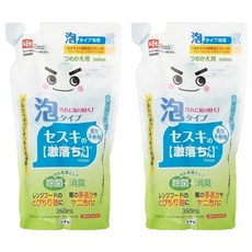 LEC 激落碳酸鈉電解水 泡沫型 補充包 360ml - 無臭無味去污除菌, 2包