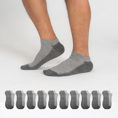 에이원패션 남성용 실속형 투칼라 스니커즈 양말 10켤레