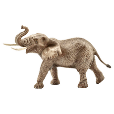 schleich 史萊奇 非洲象爸爸 尺寸16.1*7.8*8.2cm 塑膠材質, 1個