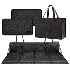 CARTEM 第二代平整化擴充車泊床墊 + 第二代縫隙板套組 小, 全車系, 黑色