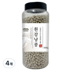 건강곡간 흰강낭콩, 500g, 4개