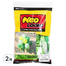 네오룬스 믹스패키지 그린어소트 30cm 50p, 2개