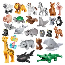 FEELO 費樂 兼容動物收藏系列 27 件套, 1組, 動物收藏系列