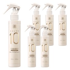 미쟝센 살롱10 노워시 극손상 앰플 트리트먼트 극손상 모발용, 200ml, 6개