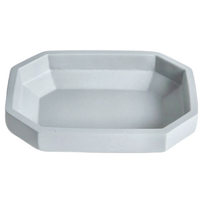 HOLA 和樂家居 八角樹脂肥皂盤 12.2 x 9.5 x 2.4cm 150g, 016711482, 1個