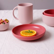 BOWLBOWL 復古甜點碗, 玫瑰粉, 1個