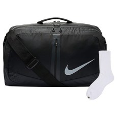 Nike 慢跑行李袋 CN0229-045 + Welldone 襪子組, 黑色