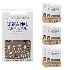 GLOSSYBLOSSOM 可愛美甲貼 Set 3個, 企鵝, 9件