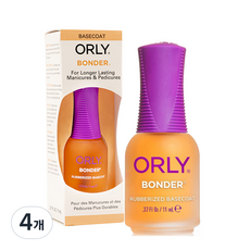 ORLY Bonder 基礎護甲油 指甲油, 11ml, 4個, 單一顏色