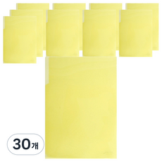 morning glory 文件收納 A4 PP 輕量文件夾, 黃色, 30個