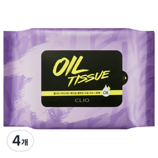 클리오 마이크로 페셔널 클렌징 오일 티슈, 30개입, 4개