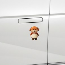 오토크루 말랑뱃살 강아지 충격방지 문콕 패드 비글, 혼합색상, 2개