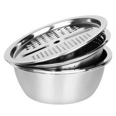 廚房萬用不鏽鋼盆組, 單色, 1組