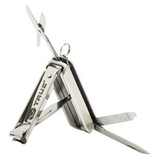 True Utility 英國多功能指甲刀工具組，附鑰匙圈，含指甲刀/銼刀/螺絲起子/剪刀/小刀, 1個