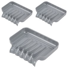새드리 모던 물 잘 빠지는 비누받침, 그레이, 3개