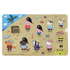 世一 粉紅豬佩佩尋寶去造型拼圖, 1個