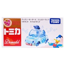 TAKARA TOMY JW粉鑽蝴蝶結小車 唐老鴨, 1台
