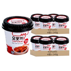 YOPOKKI 即食甜辣炒年糕杯, 140g, 8個
