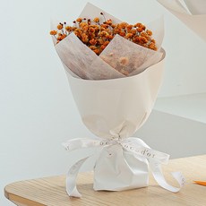 COCODOR 珂珂朵爾 永不凋謝鮮花 永生滿天星花束 小款, 橘色