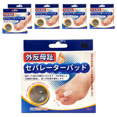 expertgel 樂捷 大拇趾伸展凝膠墊3個入 舒緩拇趾壓力 台灣製造, 2.9 x 2.7 x 0.8cm, 6盒