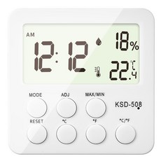 Saenghwalgongsik 高級溫濕度計, 1個, 白色