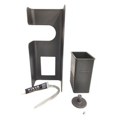 葉子小舖 吹風機置物架 太空鋁材質, 槍灰色, 1個