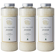 아르논 사해소금 입욕제 프리미엄 크리스탈 어썸블러썸향, 3개, 900g