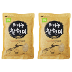 광복농산 유기농 찰현미, 1.5kg, 2개