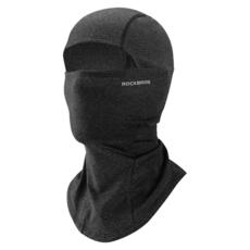 ROCKBROS 洛克兄弟 高彈加絨反光脖圍防寒面罩 300g 防風防塵 保暖 舒適透氣, 機能灰, FREE SIZE